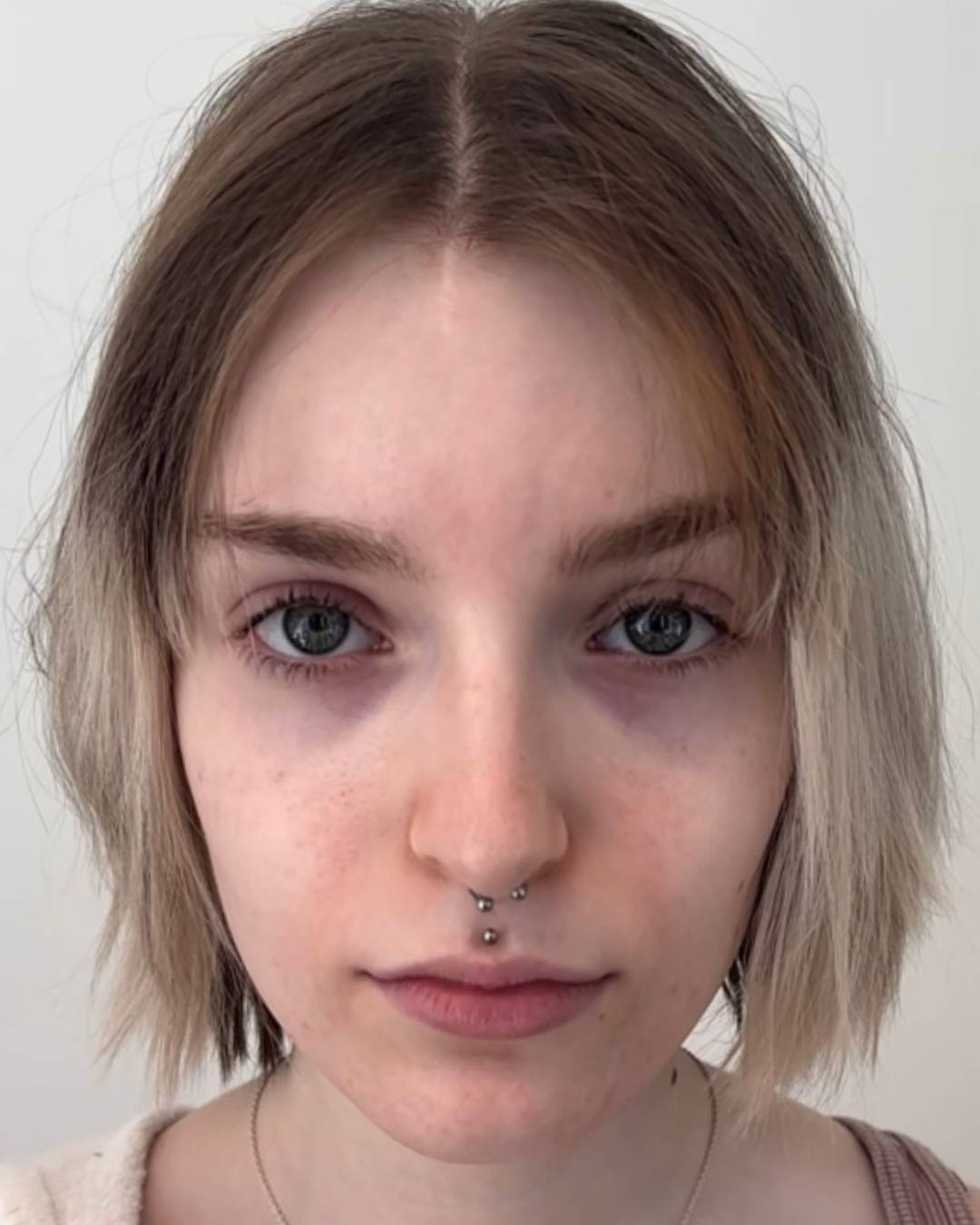 Before - natural lashes