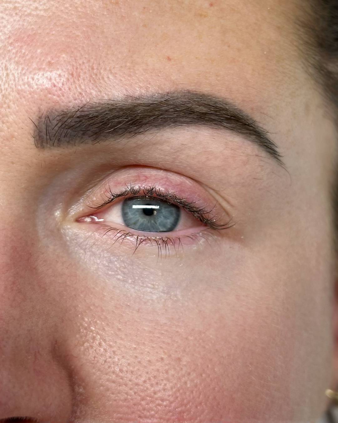 Before - natural lashes