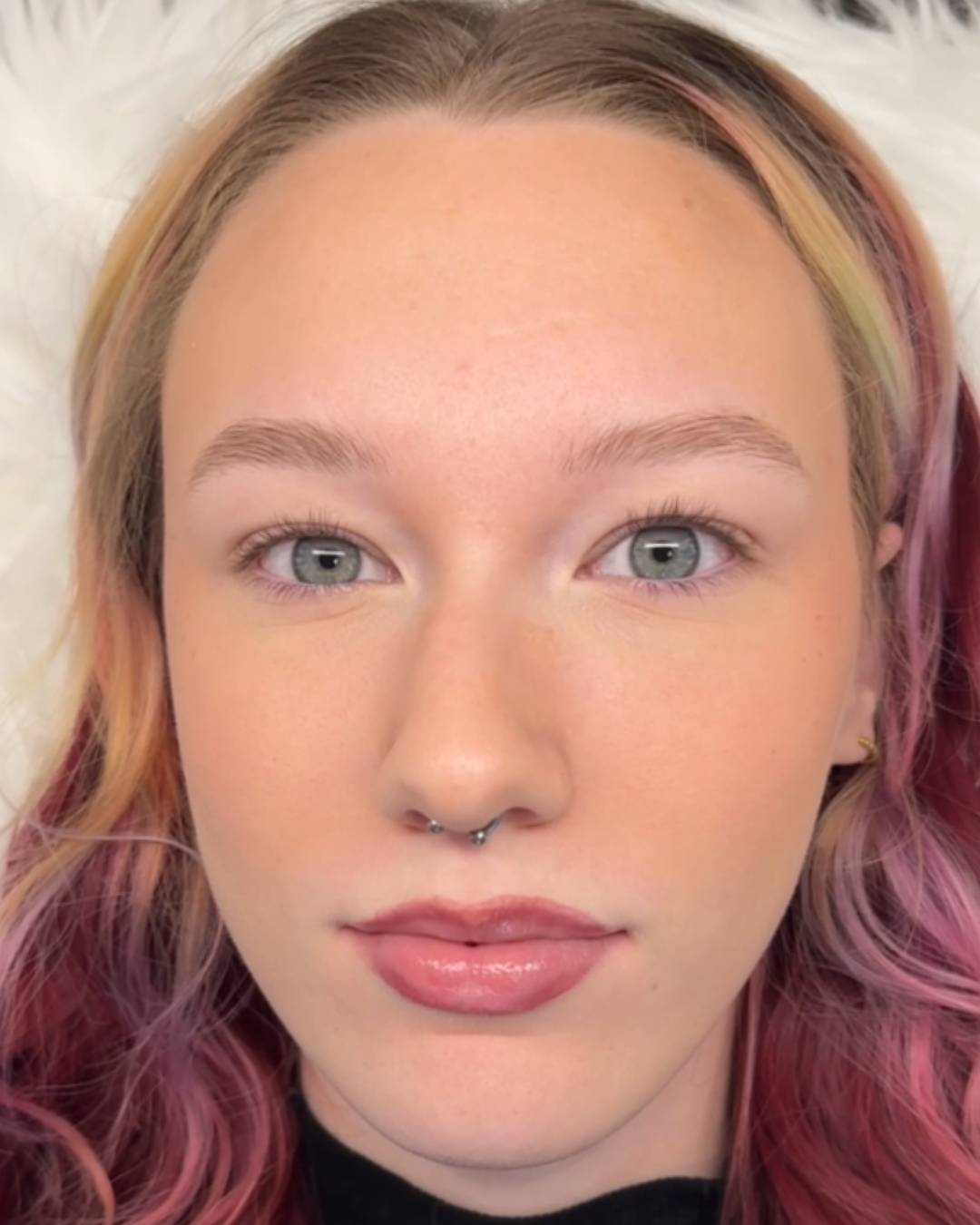 Before - natural lashes